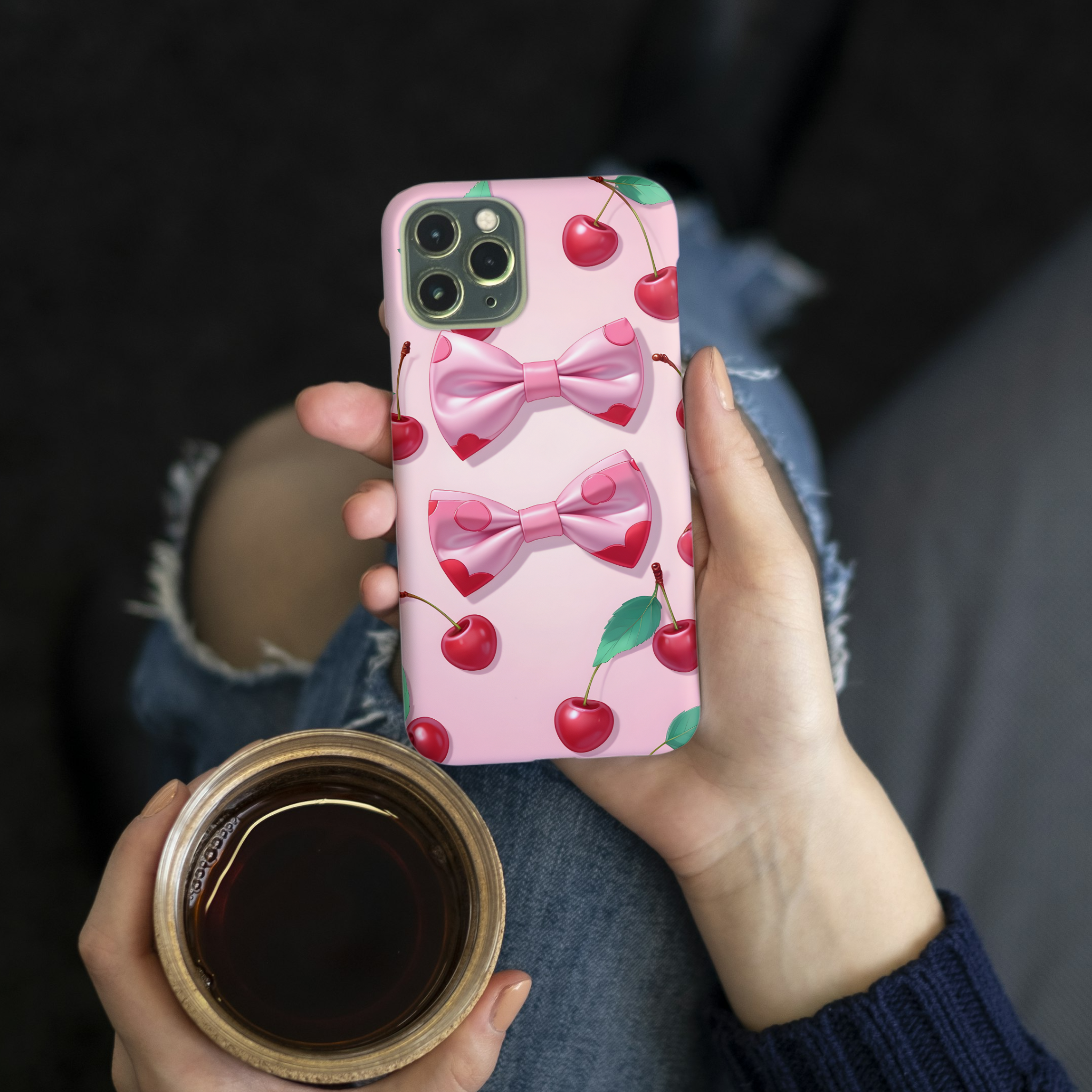 Cherry Love iPhone Case